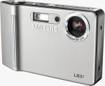 Samsung's L83T digital camera. Courtesy of Samsung, with modifications by Michael R. Tomkins.