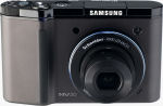 Samsung's NV20 digital camera. Courtesy of Samsung, with modifications by Michael R. Tomkins.