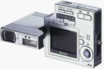Kyocera's FineCam SL300R digital camera. Courtesy of Kyocera Japan, with modifications by Michael R. Tomkins.