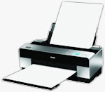 Epson's Stylus Pro 3880 printer. Photo provided by Epson America Inc.