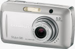 Olympus' Stylus 500 digital camera. Courtesy of Olympus, with modifications by Michael R. Tomkins.