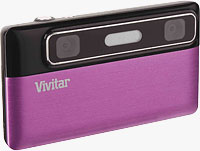 Vivitar's Vivicam VT135 3D digital camera. Photo provided by Sakar Inc.