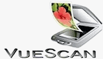 VueScan's logo. Click here to visit the Hamrick Software website!