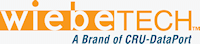 WiebeTech's logo. Click here to visit the CRU-DataPort website!