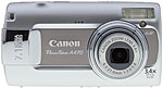 Canon PowerShot A470 digital camera.  Copyright © 2008, The Imaging Resource. All rights reserved.