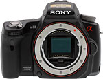 Sony Alpha SLT-A33 digital SLT camera.  Copyright © 2010, The Imaging Resource. All rights reserved.