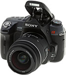 Sony Alpha DSLR-A550 digital SLR camera. Copyright © 2009, The Imaging Resource. All rights reserved.