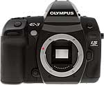 Olympus E-3 digital SLR camera. Copyright © 2007, The Imaging Resource. All rights reserved.