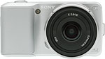 Sony Alpha NEX-3 digital camera. Copyright © 2010, The Imaging Resource. All rights reserved.