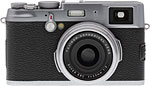 Fujifilm's FinePix X100 digital camera.  Copyright © 2011, The Imaging Resource. All rights reserved.