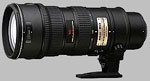 Nikon 70-200mm f/2.8G ED-IF AF-S VR Nikkor lens.