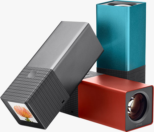 Lytro's light-field camera will be available in three colors. Photo provided by Lytro Inc. Click for a bigger picture!