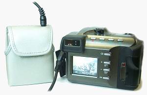Maha's Powerex PowerBank, NiMH version shown with Olympus D-600L digital camera. Courtesy of Maha Energy Corp.