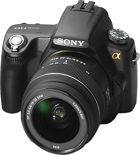 Concept model of a future mainstream Sony DSLR. Photo provided by Sony Electronics Inc. Click for a bigger picture!