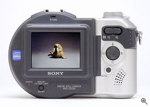 Sony's MVC-CD250 digital camera. Copyright © 2002, The Imaging Resource. All rights reserved. Click for a bigger picture!