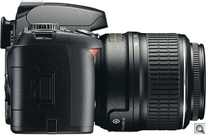 Nikon's D60 digital SLR. Courtesy of Nikon. Click for a bigger picture!