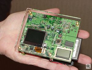 OmniVision's 1.3 megapixel digital camera reference design, rear view. All rights reserved. Click for a bigger picture!