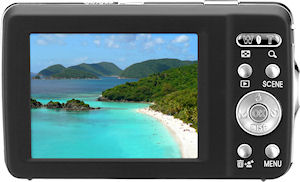 Pentax's Optio M90 digital camera. Photo provided by Pentax Europe Imaging Systems Ltd. Click for a bigger picture!