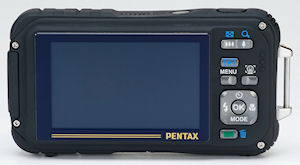 Pentax's Optio W90 digital camera. Photo provided by Pentax Imaging Co. Click for a bigger picture!