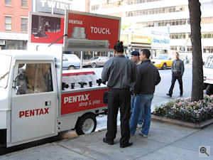 Pentax's Bobcar tour.  Courtesy of Pentax, with modifications by Michael R. Tomkins. Click for a bigger picture!