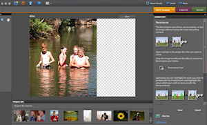 Adobe Photoshop Elements 8 for Mac. Screenshot provided by Adobe Systems Inc. Click for a bigger picture!