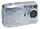 Hewlett-Packard's Photosmart 320 digital camera. Courtesy of Hewlett-Packard, with modifications by Michael R. Tomkins.