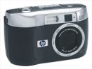 Hewlett-Packard's Photosmart 720 digital camera. Courtesy of Hewlett-Packard, with modifications by Michael R. Tomkins.
