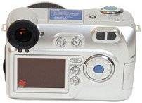 HP's PhotoSmart 850 digital camera. Courtesy of Hewlett-Packard Co., with modifications by Michael R. Tomkins.