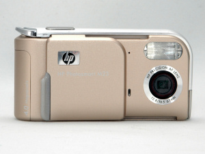 HP's Photosmart M23 digital camera. Copyright © 2005, The Imaging Resource. All rights reserved.