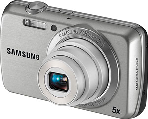 Samsung's PL20 digital camera. Photo provided by Samsung Electronics Co. Ltd. Click for a bigger picture!