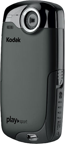 Front view of the Kodak PLAYSPORT video camera in Abyss black. Photo provided by Eastman Kodak Co. Click for a bigger picture!