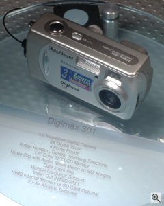 Samsung's Digimax 301 digital camera. Copyright © 2004, The Imaging Resource. All rights reserved. Click for a bigger picture!