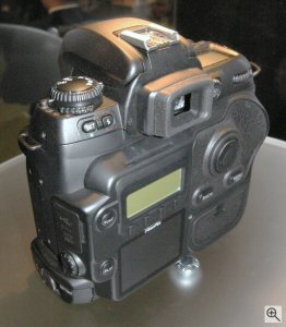 Fujifilm's FinePix S3 Pro digital SLR. Copyright © 2004, The Imaging Resource. All rights reserved. Click for a bigger picture!