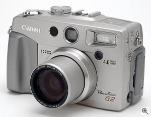 Canon's PowerShot G2 digital camera. Copyright © 2001, The Imaging Resource. All rights reserved. Click for a bigger picture!