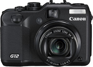 Canon's PowerShot G12 digital camera. Photo provided by Canon USA Inc. Click for a bigger picture!