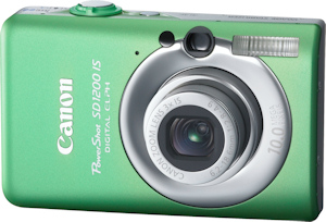 Canon's PowerShot SD1200 IS. Photo provided by Canon USA Inc. Click for a bigger picture!