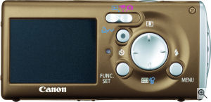 Canon's PowerShot SD30 Digital ELPH. Courtesy of Canon, with modifications by Michael R. Tomkins. Click for a bigger picture!
