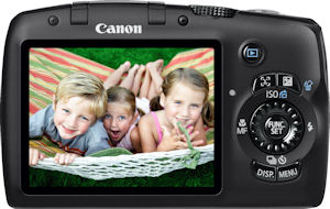 Canon's PowerShot SX120 IS digital camera. Photo provided by Canon USA Inc. Click for a bigger picture!