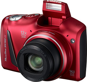 Canon's PowerShot SX150 IS digital camera. Image provided by Canon USA Inc. Click for a bigger picture!
