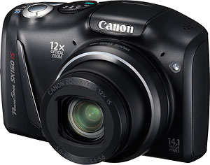 Canon's PowerShot SX150 IS digital camera. Image provided by Canon USA Inc. Click for a bigger picture!
