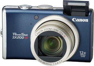 Canon's PowerShot SX200 IS. Photo provided by Canon USA Inc. Click for a bigger picture!