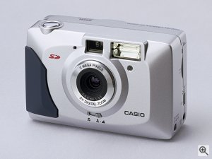 Casio's QV2100 digital camera. Courtesy of Casio Computer Co. Ltd. Click for a bigger picture!