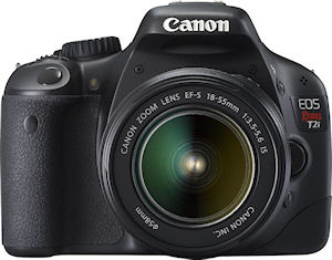 Canon's EOS Rebel T2i, known in some markets as the EOS 550D. Photo provided by Canon. Click for a bigger picture!