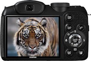 Fujifilm's FinePix S2800HD digital camera. Photo provided by Fujifilm North America Corp. Click for a bigger picture!