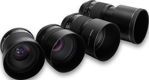 Group shot of Schneider Kreuznach LS lenses. Photo provided by Phase One A/S. Click for a bigger picture!
