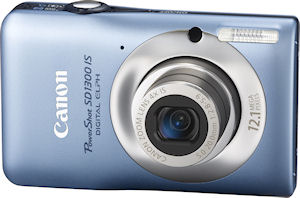 Canon's PowerShot SD1300IS digital camera. Photo provided by Canon. Click for a bigger picture!