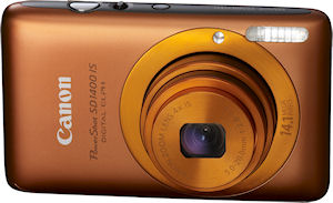 Canon's PowerShot SD1400IS digital camera. Photo provided by Canon. Click for a bigger picture!