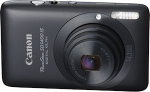 Canon's PowerShot SD1400IS digital camera. Photo provided by Canon. Click for a bigger picture!