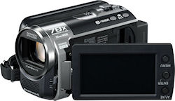 Panasonic's SDR-H85 digital camcorder. Photo provided by Panasonic Consumer Electronics Co. Click for a bigger picture!