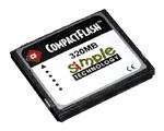 Simple Technologies 320MB CompactFlash card